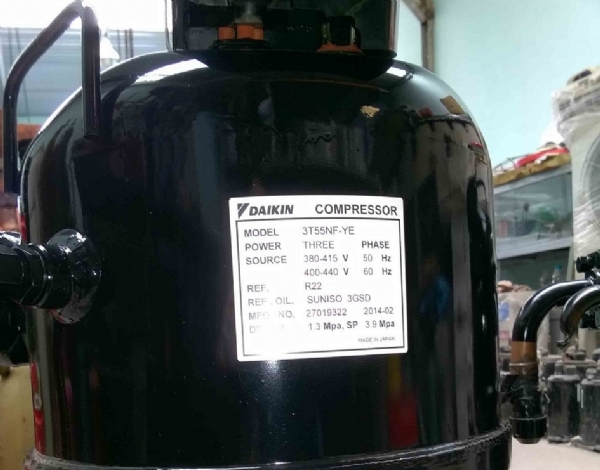 Máy nén 3t55nf-ye- Máy nén piston daikin